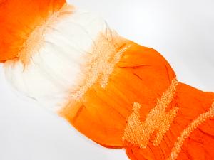 正絹　絞り　帯揚げ